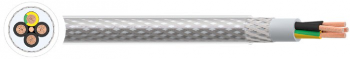 Seilzug-Jacken-elektromagnetische Abschirmung PVCs VDE0250 SY flexible für das Messen