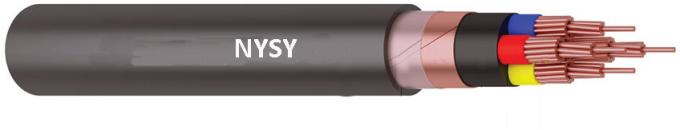 Niederspannungs-Kabel-PVC kupferner Band-Isolierschirm NYSY-Klassen-1 für Vorstation