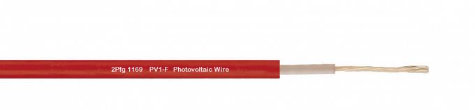 PV1-F 0,9/1.8KV 2mm Solarenergie-Kabel, HEPR einkerniger photo-voltaischer Draht DCs