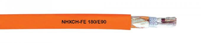 Halogen - freies NHXCH F.E.-Feuerfestigkeits-Kabel ISO9001 180/E90 mit konzentrischem Leiter