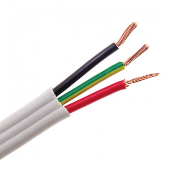 Flaches PVC Kern TPS 2 isolierte Kabel 450 750V