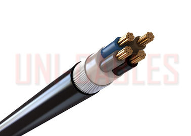 China Gepanzerter elektrisches Kabel-Flussstahl BS-en 60332 verdrahtet 25mm PVC-Bettwäsche fournisseur