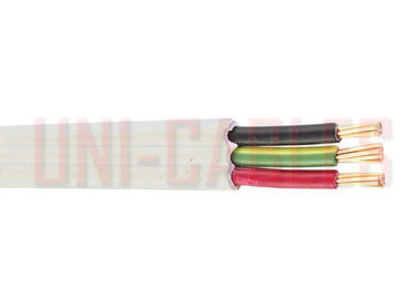 China JIS Standard-VVF-GRD elektrisches Kabel-fester Leiter-flach Isolierzwilling und Erde PVCs fournisseur