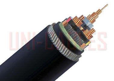China 19 33kv XLPE SWA-Mittelspannungs-Kabel CU-PVC-Schwergängigkeits-Band-rotes Schwarzes fournisseur